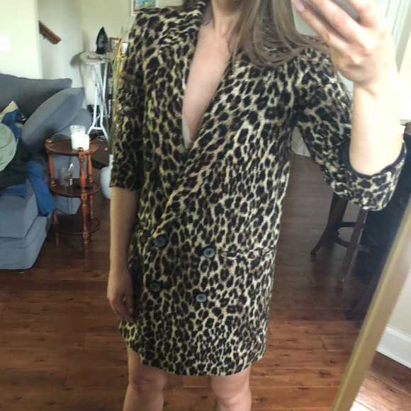 Zara Leopard blazer XS - Picture 6 of 8